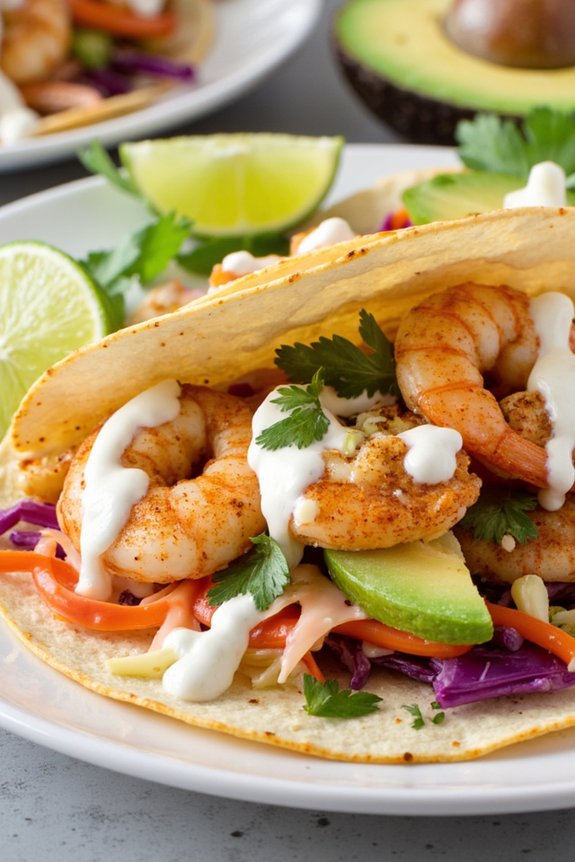 quick and flavorful shrimp tacos