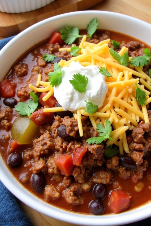 quick and hearty chili