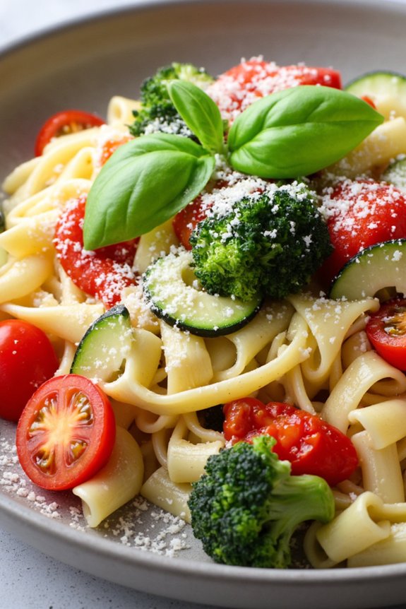 quick and nutritious veggie pasta