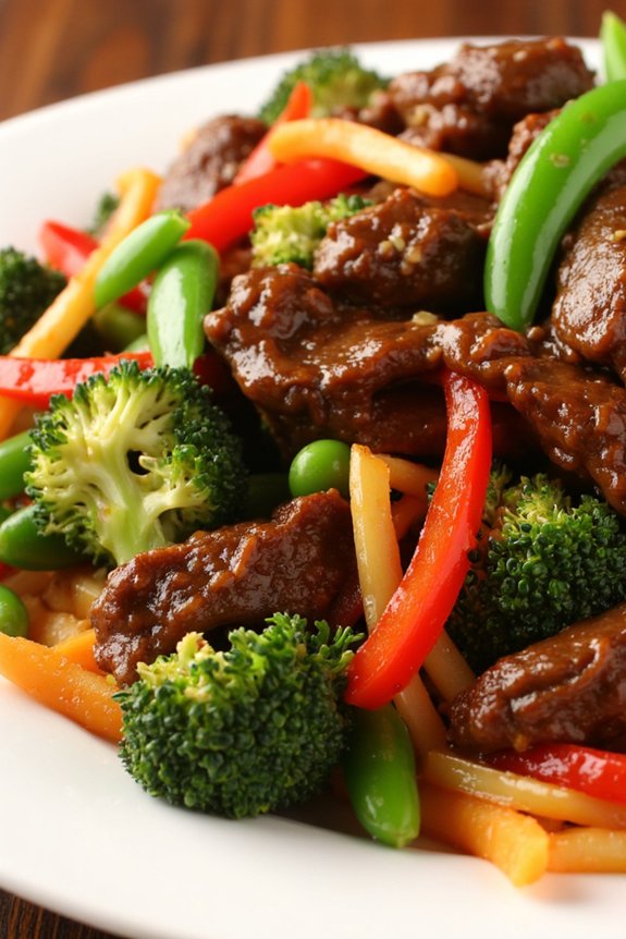 quick beef and vegetable stir fry