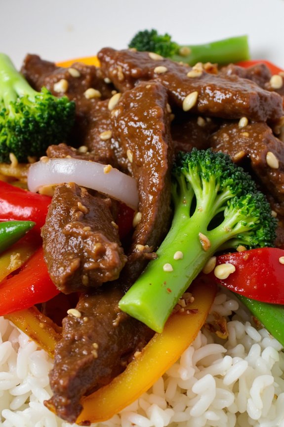 quick beef vegetable stir fry