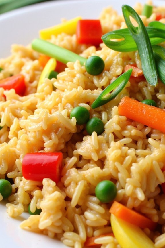 quick budget friendly veggie fried rice