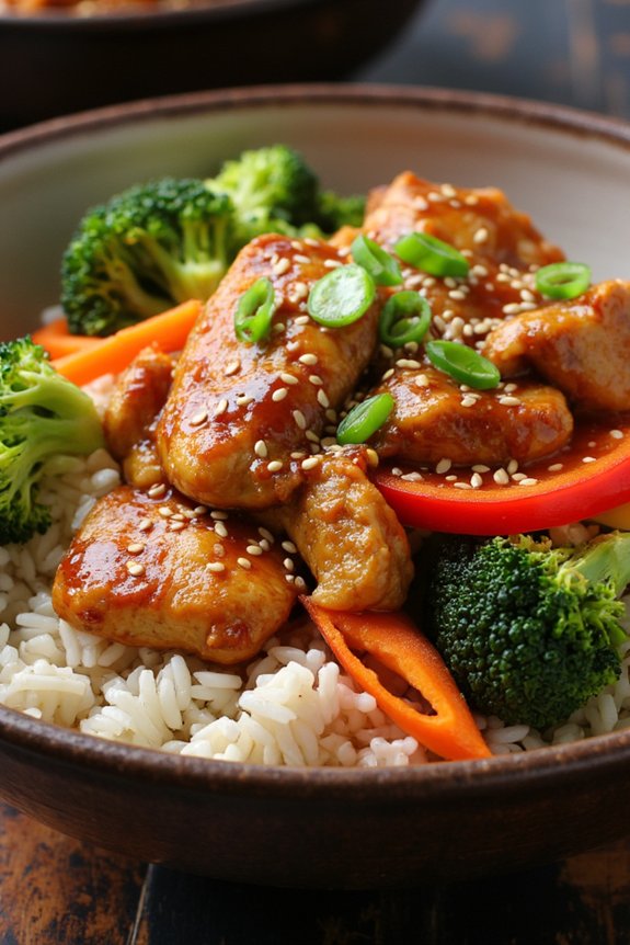 quick chicken teriyaki bowls