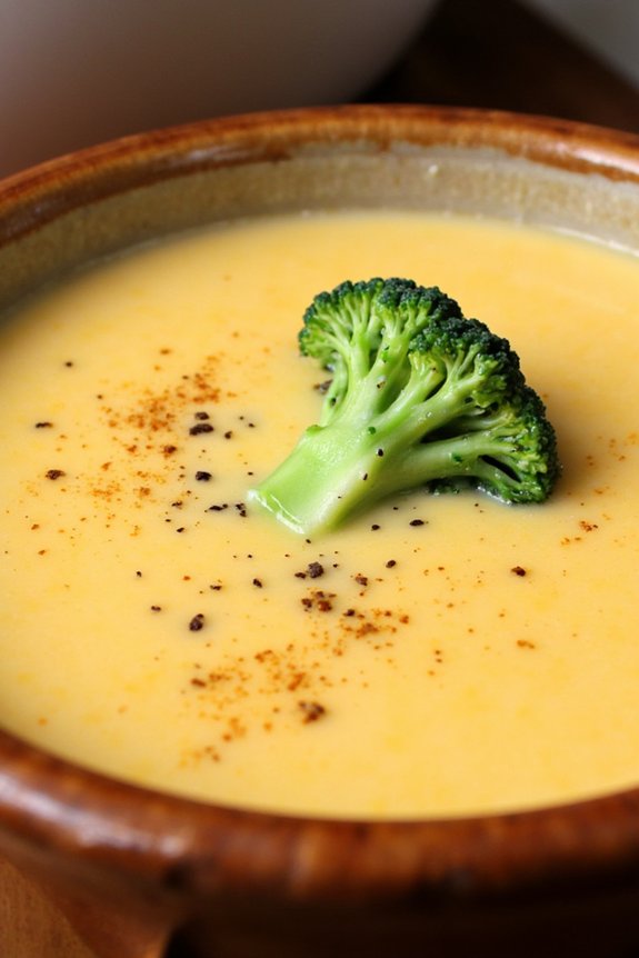 quick creamy broccoli soup