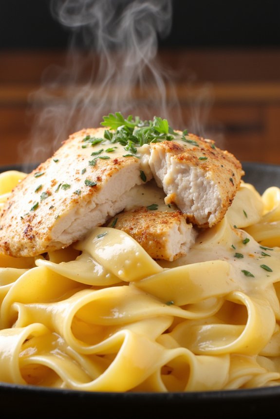 quick creamy chicken pasta