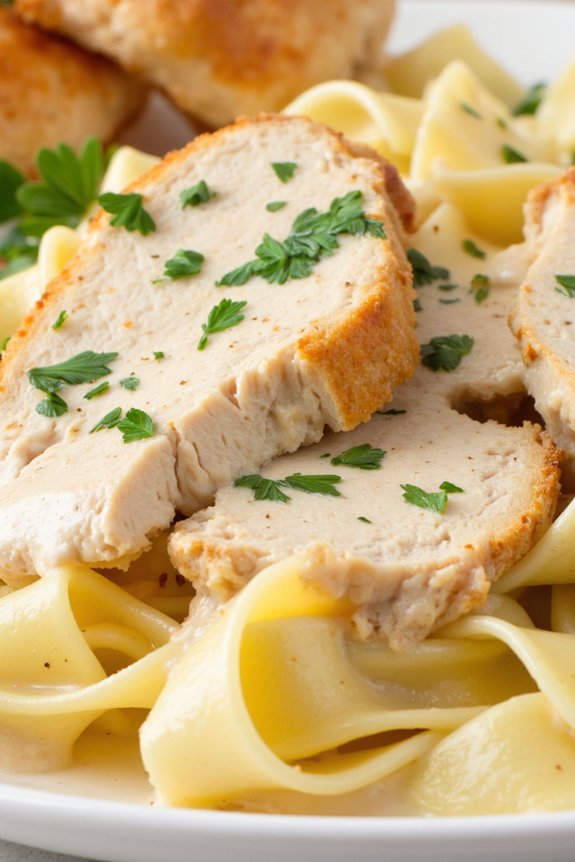 quick creamy chicken pasta