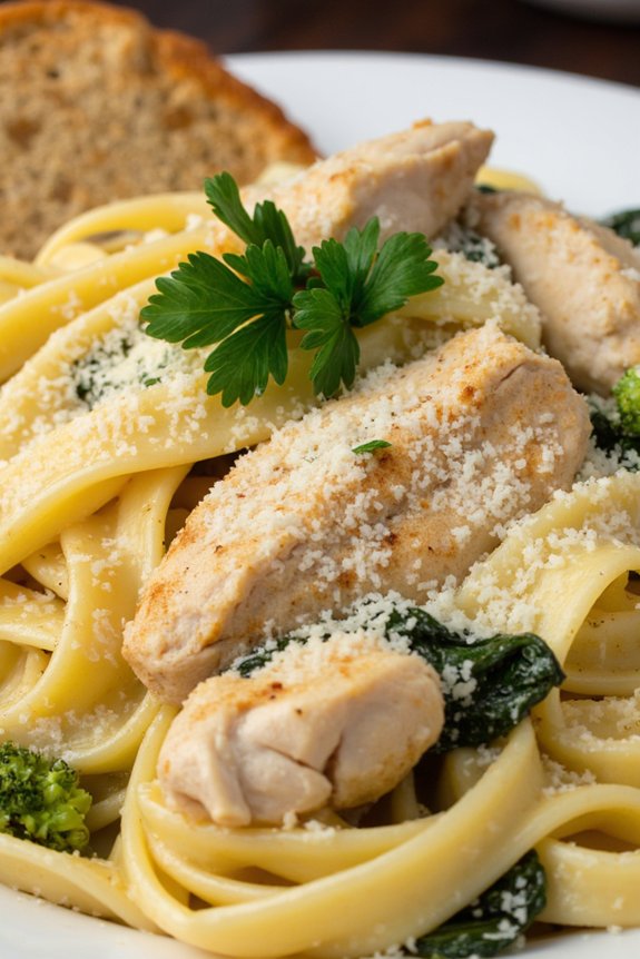 quick creamy chicken pasta