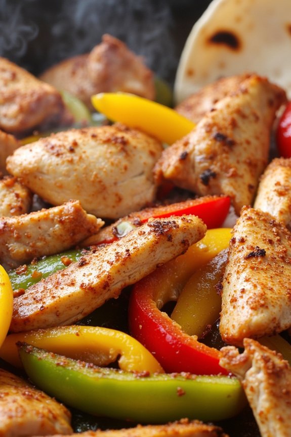 quick flavorful chicken fajitas