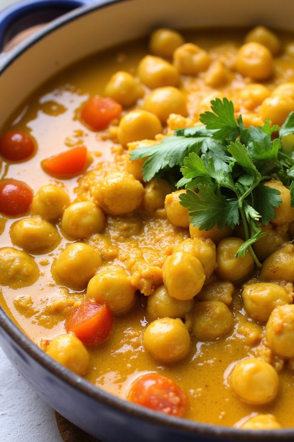 quick flavorful chickpea curry