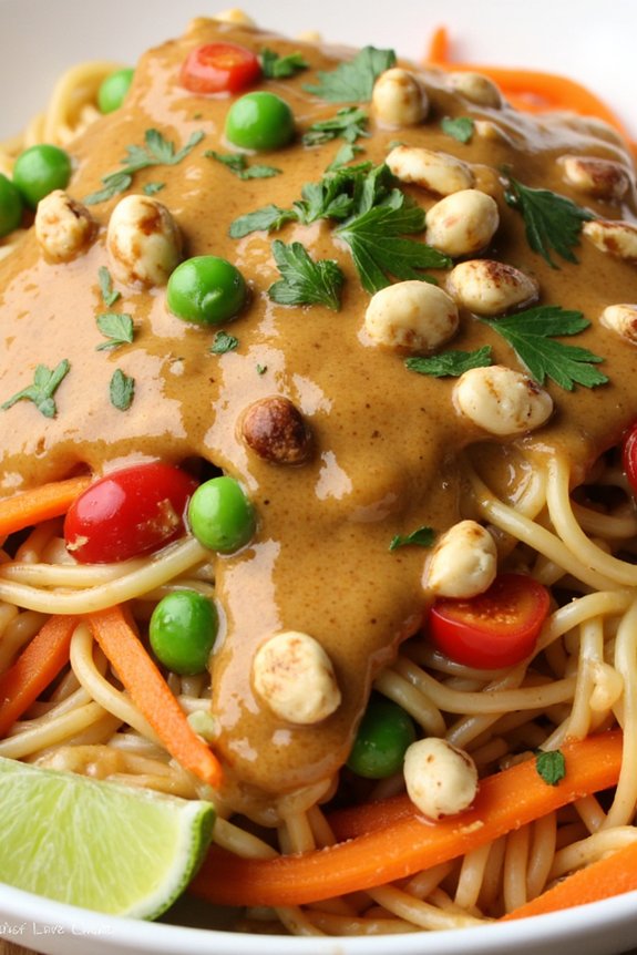 quick flavorful thai noodles