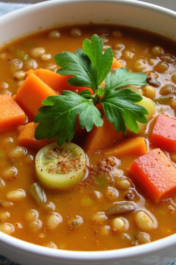 quick nutritious lentil soup