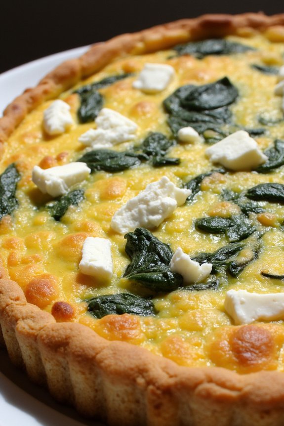 quick nutritious spinach frittata