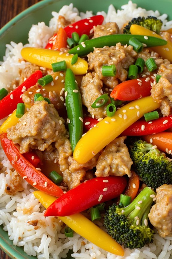quick nutritious vegetable stir fry