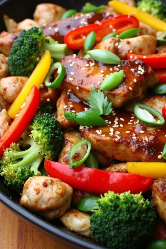 quick teriyaki chicken stir fry