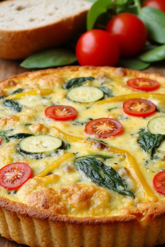 quick vegetable frittata recipe