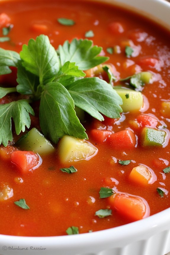 refreshing summer vegetable soup