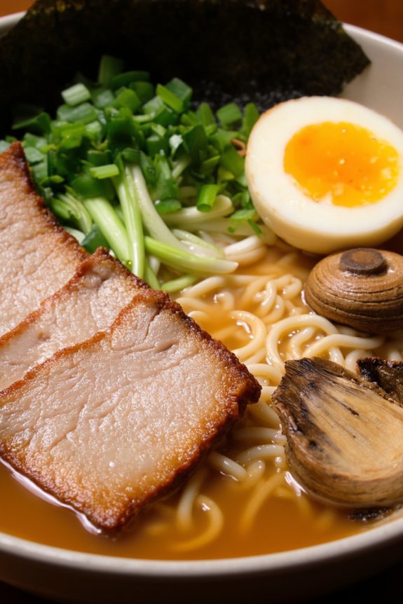 rich creamy pork broth