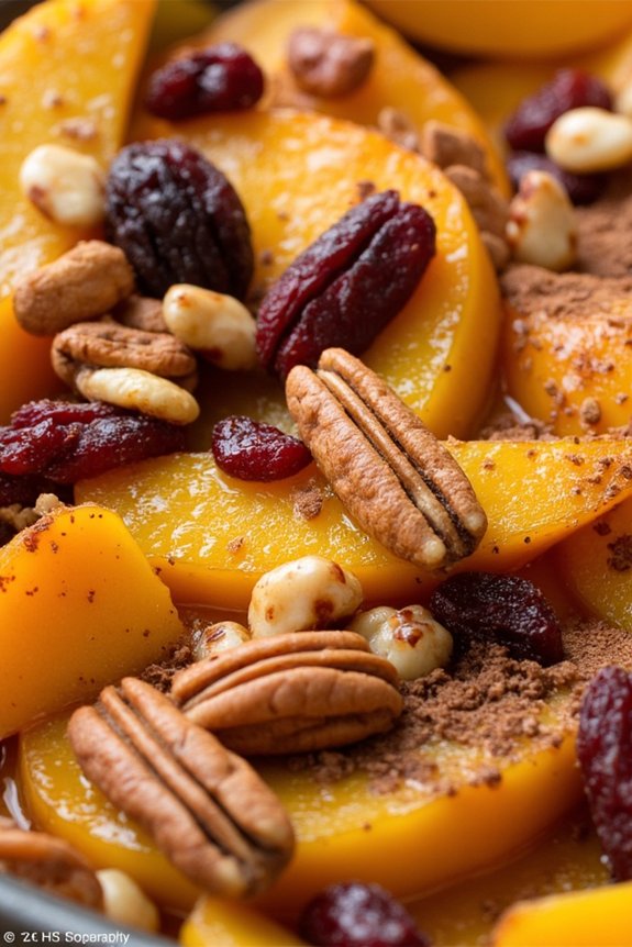 roasted squash and apples