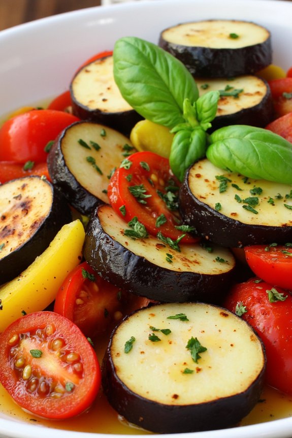 rustic ratatouille with herbs
