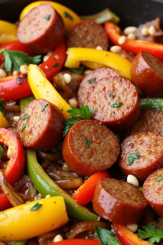 sausage and pepper skillet