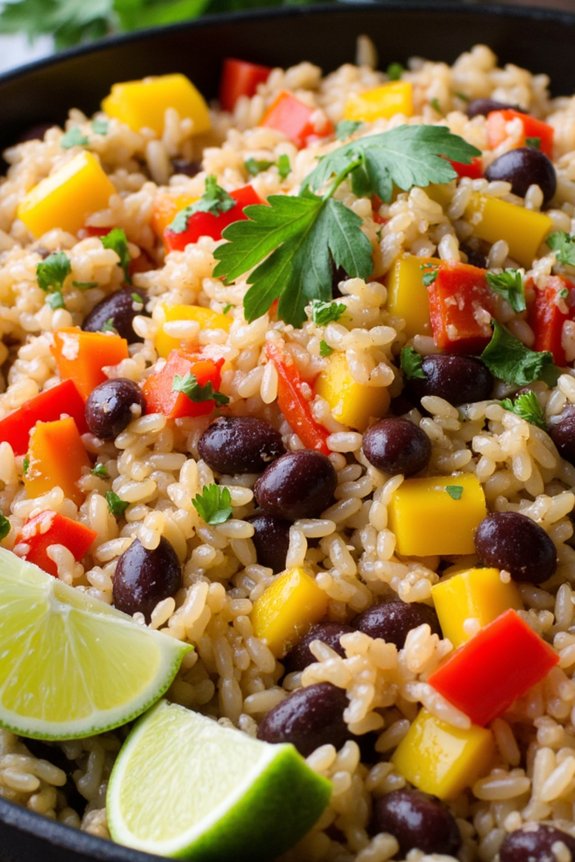 savory budget friendly rice skillet