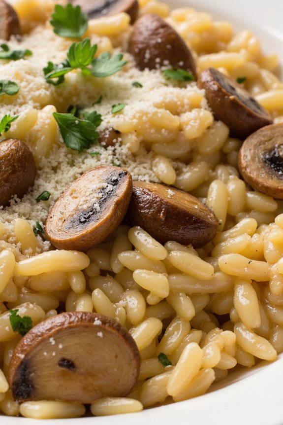 savory caramelized onion risotto