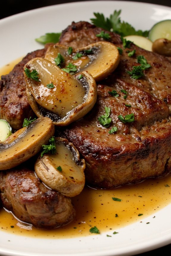 savory garlic butter steak