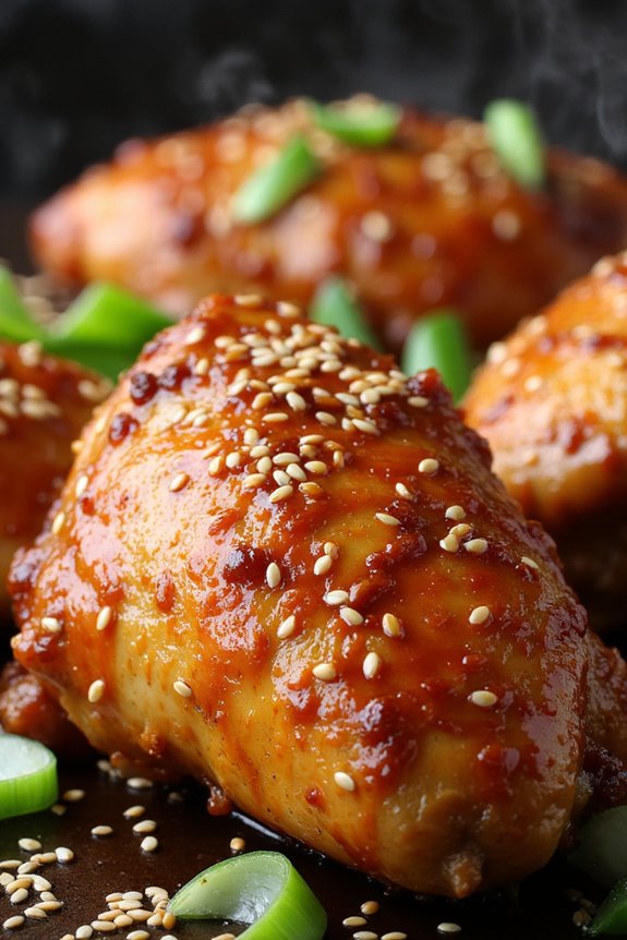 savory honey garlic chicken
