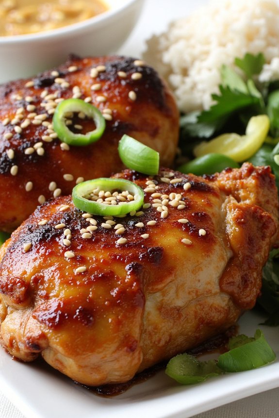 savory marinated chicken thighs