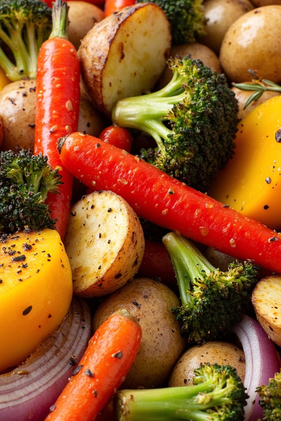 savory roasted vegetable medley