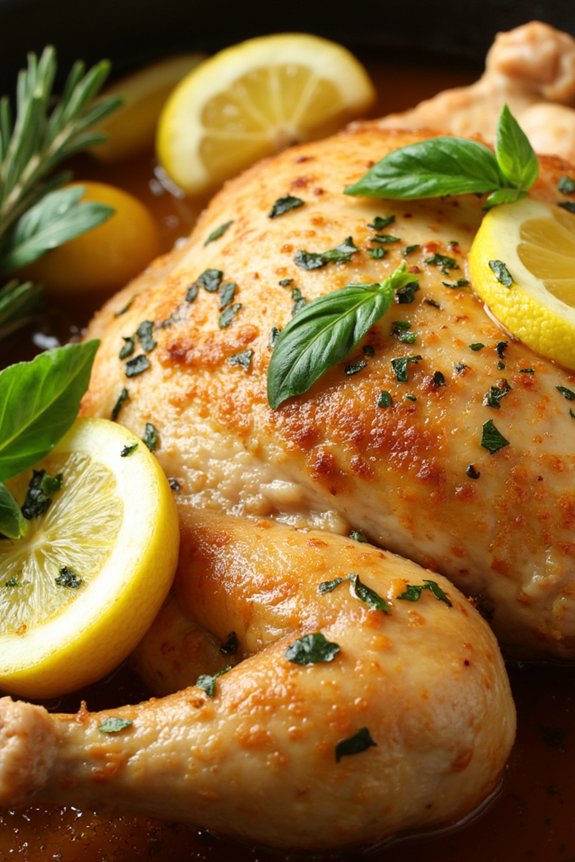 savory slow cooked chicken dish