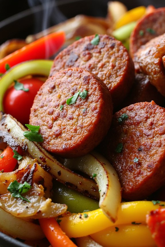 savory smoky sausage dish