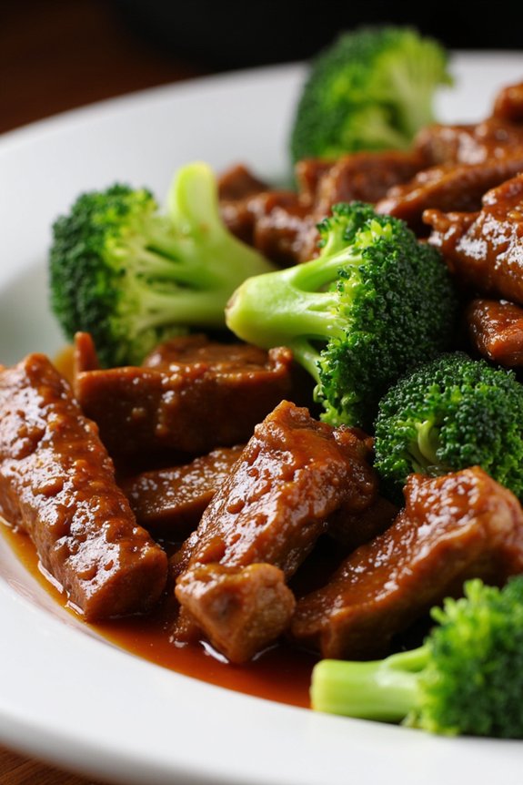 savory stir fry beef broccoli