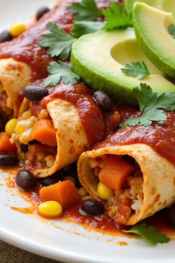 savory vegan enchiladas recipe