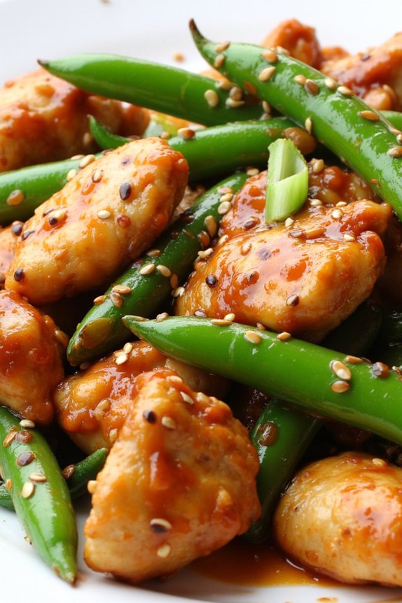 sesame chicken stir fry