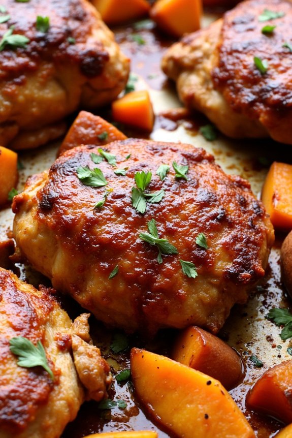 sheet pan bbq dinner