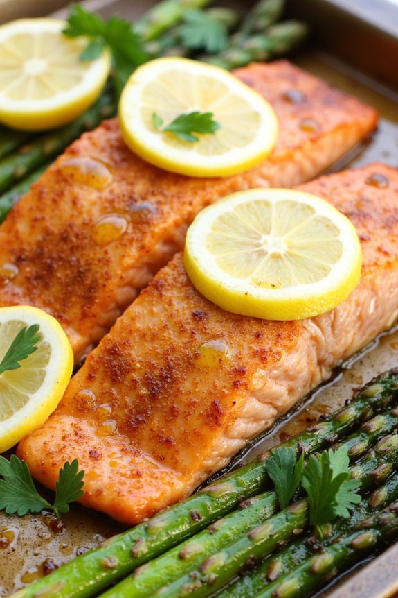 sheet pan salmon recipe