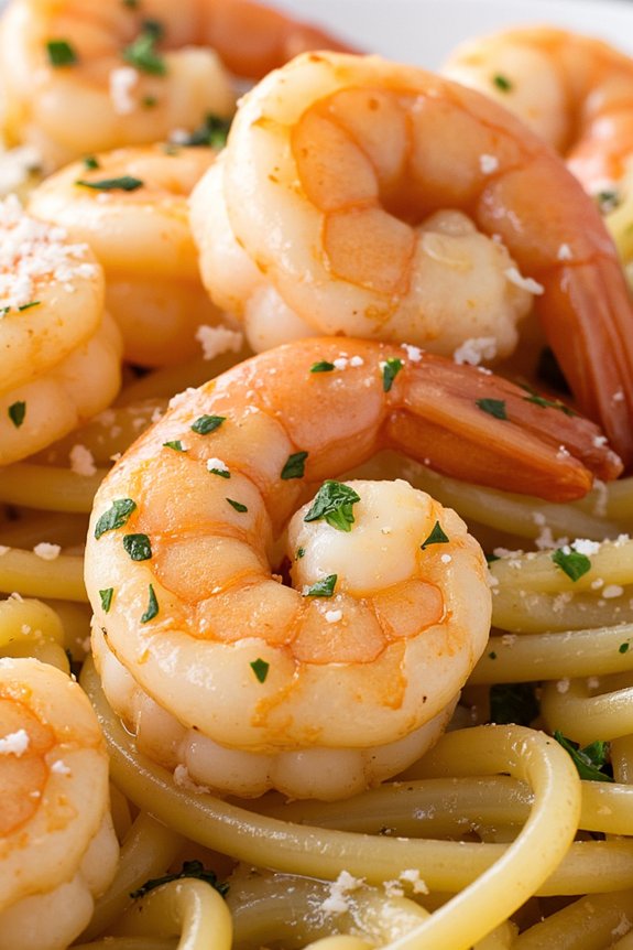 shrimp linguine garlic butter