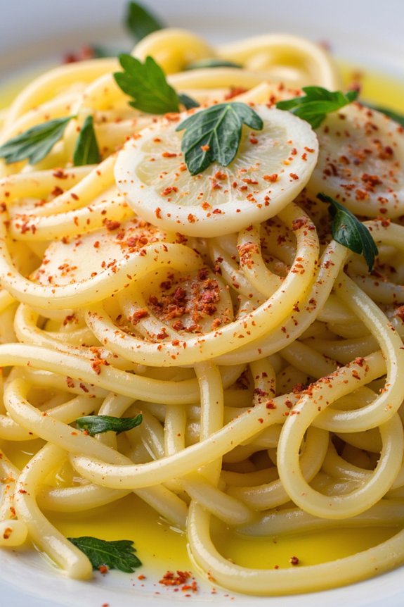 simple italian garlic pasta