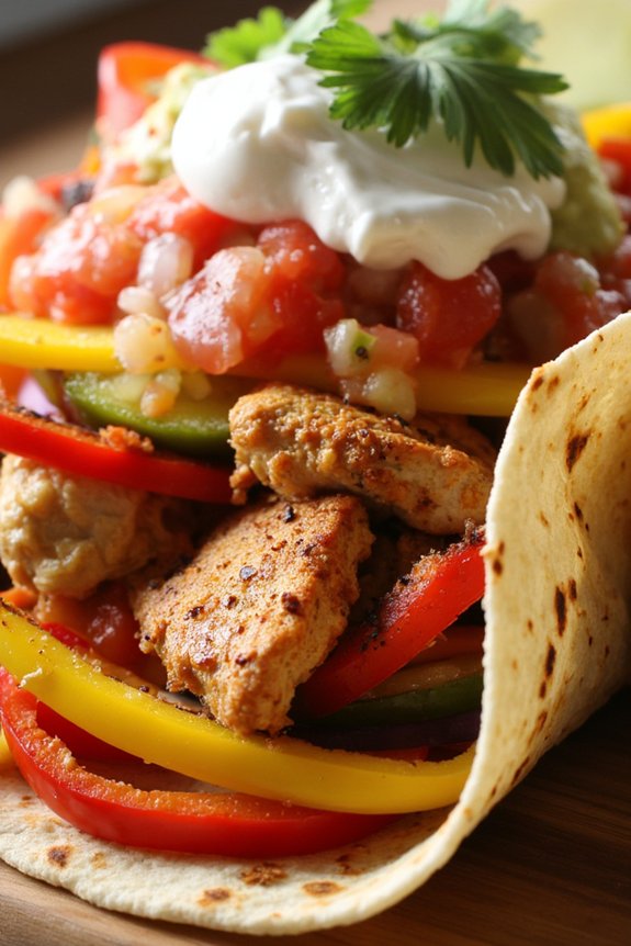 sizzling chicken fajitas recipe