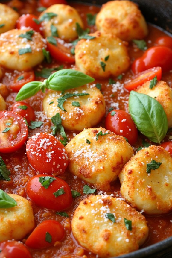 skillet gnocchi with tomatoes