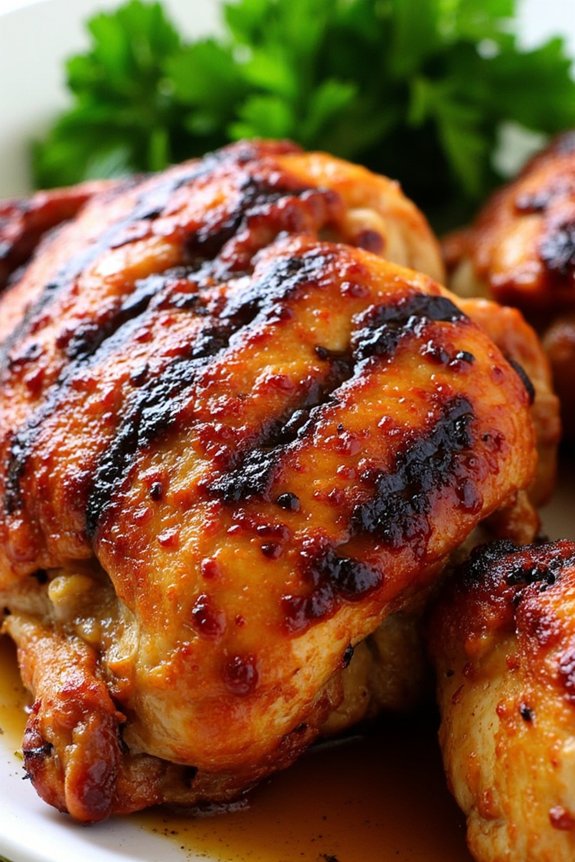 smoky bbq chicken thighs