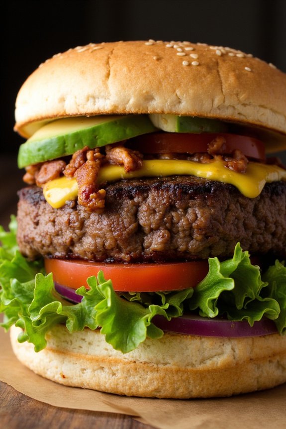 smoky chipotle mushroom burgers