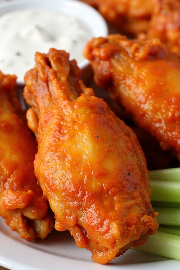 spicy baked chicken wings