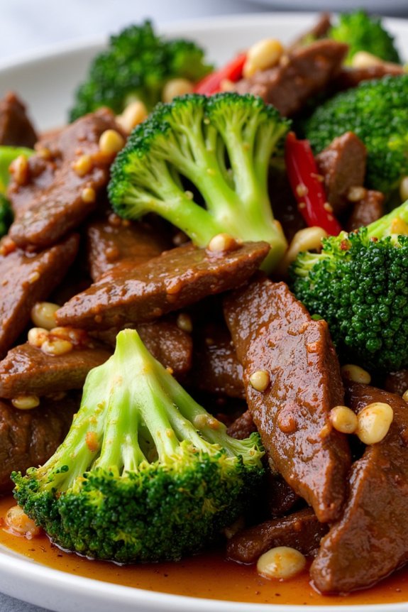 spicy beef broccoli stir fry