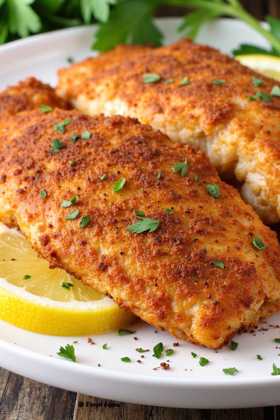 spicy cajun pan seared catfish