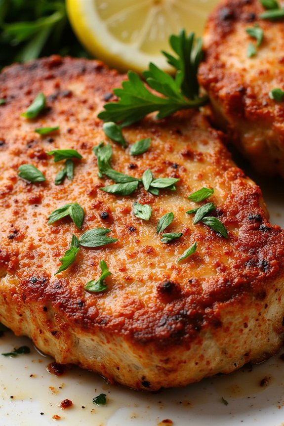 spicy cajun pork chops