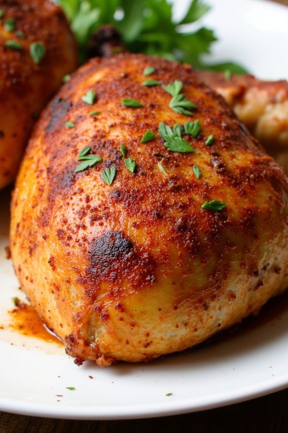 spicy roasted chicken recipe