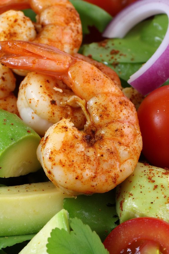 spicy shrimp avocado salad