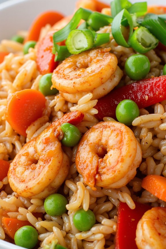 spicy shrimp fried rice delight